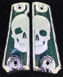 1911 • Gun Grips • Half Skull •  Springfield • Colt •  Super • Rock Island • Cachas • Calavera