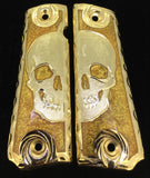 1911 • Gun Grips • Half Skull •  Springfield • Colt •  Super • Rock Island • Cachas • Calavera