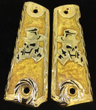 1911 • Gun Grips • Skull • Gamble •  Springfield • Colt •  Super • Rock Island • Cachas • Calavera