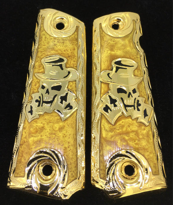 1911 • Gun Grips • Skull • Gamble •  Springfield • Colt •  Super • Rock Island • Cachas • Calavera