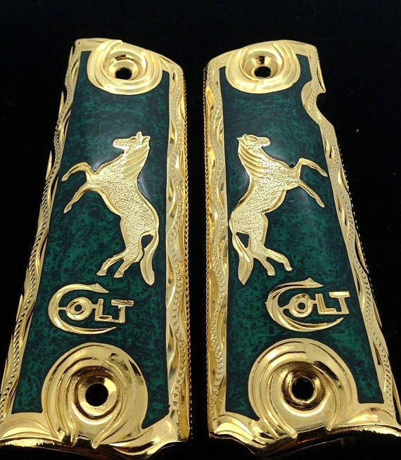 1911 • Gun Grips • Horse •  Springfield • Colt •  Super • Rock Island • Cachas • Caballo