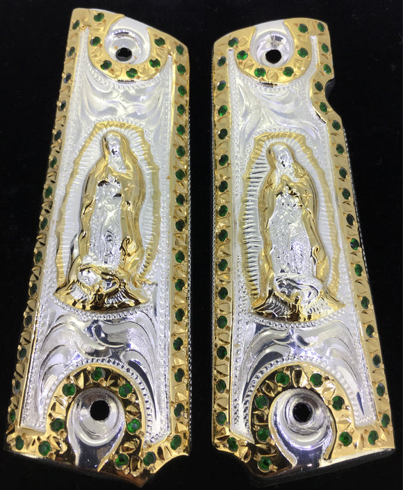 1911 • Gun Grips • Virgin Guadalupe • Virgen Guadalupe • Colt • Cachas • Springfield  • Kimber • Rock Island