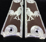 Custom personalized rooster gun grips