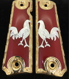 1911 • Gun Grips • Rooster •  Springfield • Colt •  Super • Rock Island • Cachas • Gallo
