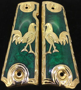 1911 • Gun Grips • Rooster •  Springfield • Colt •  Super • Rock Island • Cachas • Gallo