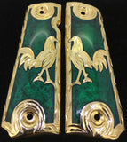 1911 • Gun Grips • Rooster •  Springfield • Colt •  Super • Rock Island • Cachas • Gallo