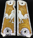 1911 • Gun Grips • Rooster •  Springfield • Colt •  Super • Rock Island • Cachas • Gallo