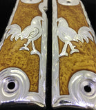 1911 • Gun Grips • Rooster •  Springfield • Colt •  Super • Rock Island • Cachas • Gallo
