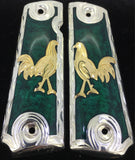 1911 • Gun Grips • Rooster •  Springfield • Colt •  Super • Rock Island • Cachas • Gallo