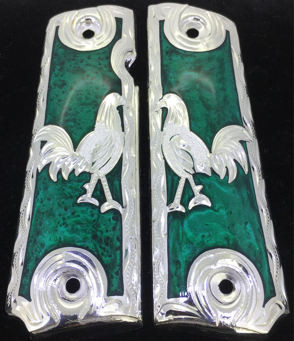 1911 • Gun Grips • Rooster •  Springfield • Colt •  Super • Rock Island • Cachas • Gallo