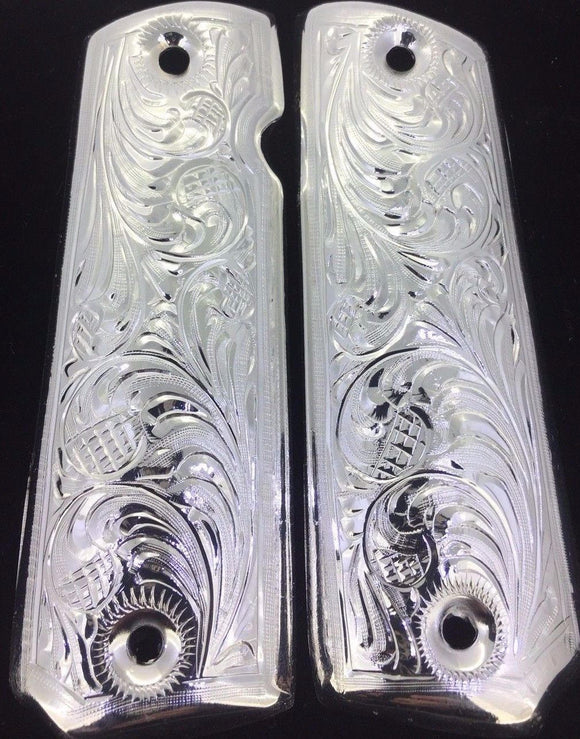 1911 • Gun Grips • Engraved • Springfield • Colt •  Super • Rock Island • Cachas