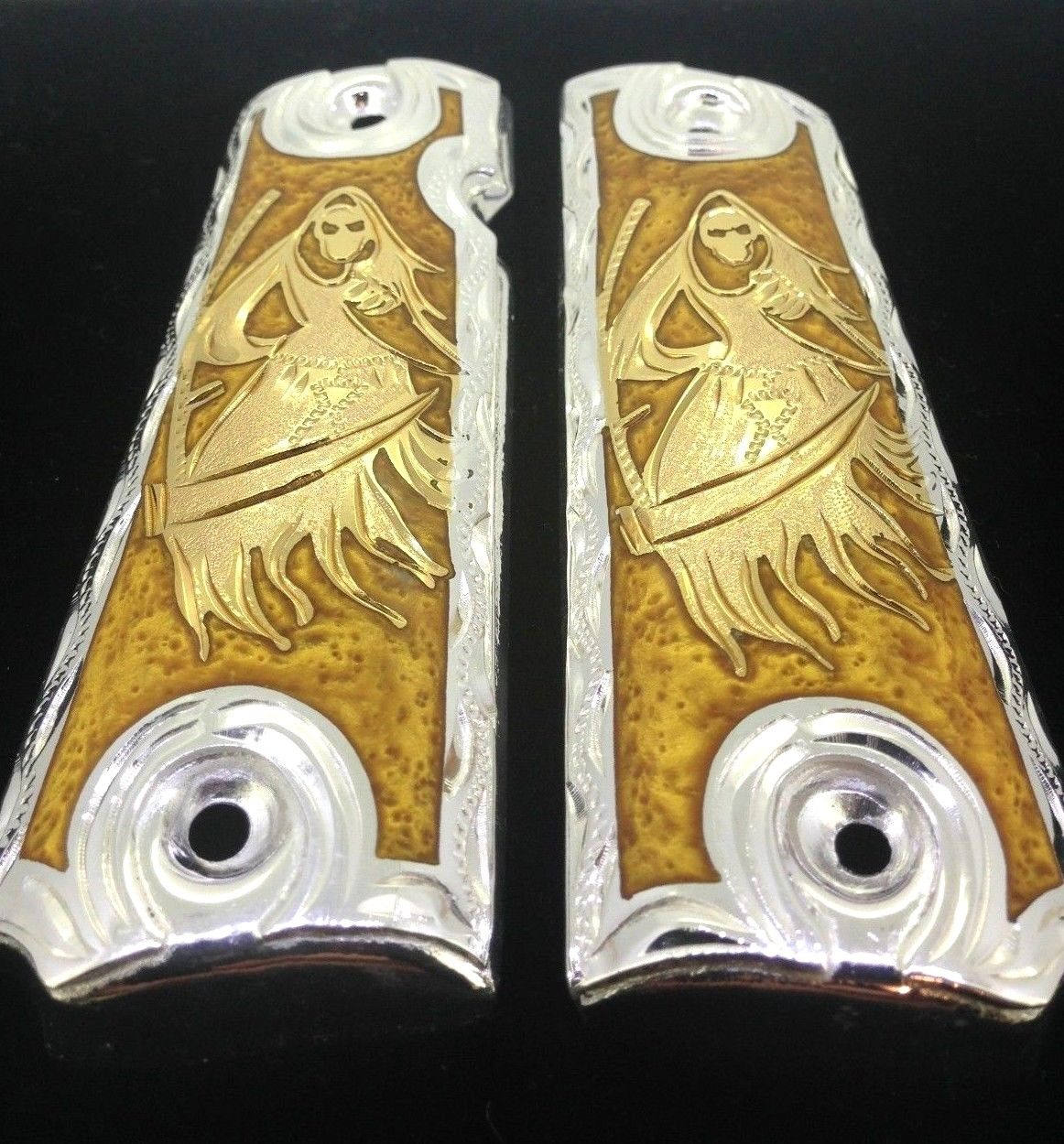 1911 • Gun Grips • Santa Muerte • Grim Reaper • Springfield • Colt