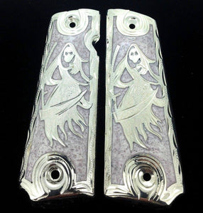 1911 • Gun Grips • Santa Muerte • Grim Reaper •  Springfield • Colt •  Super • Rock Island • Cachas •  Phantom