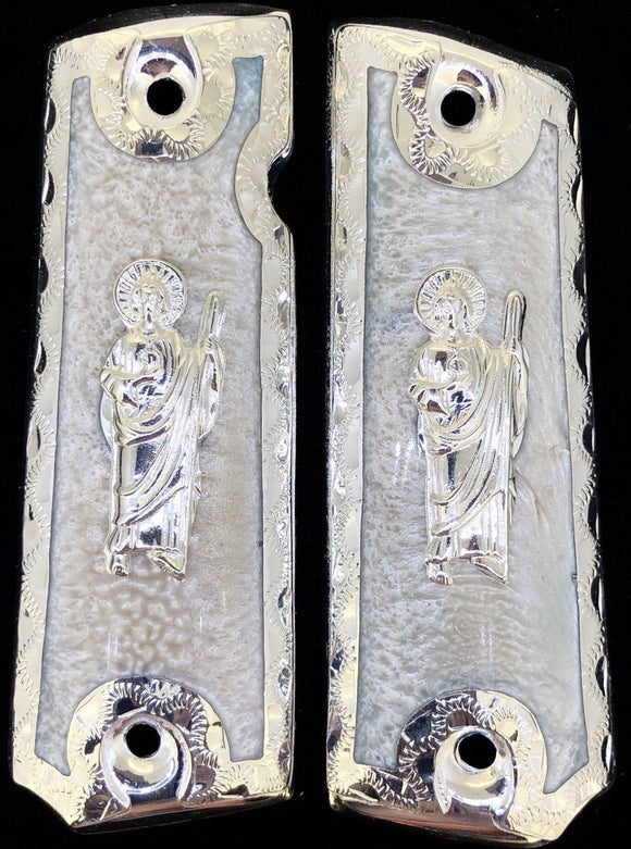 1911 • Gun Grips • St Jude • San Judas •  Springfield • Colt •  Super • Rock Island • Cachas