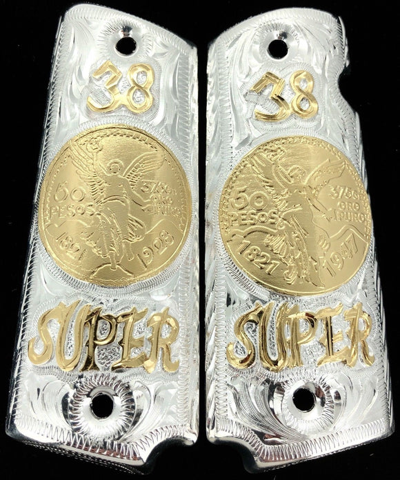 1911 • Gun Grips • Centenario •  Springfield • Colt •  Super • Rock Island • Cachas • Coin