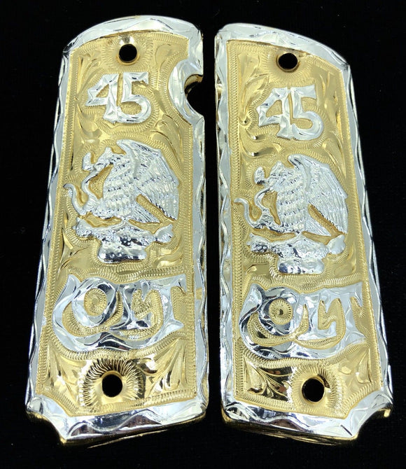 1911 Mexico eagle gun grips Escudo Mexicano