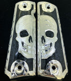 1911 • Gun Grips • Half Skull •  Springfield • Colt •  Super • Rock Island • Cachas • Calavera