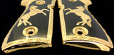 Engraved • Gun Grip •Beretta • Horse  •  Cachas Caballo