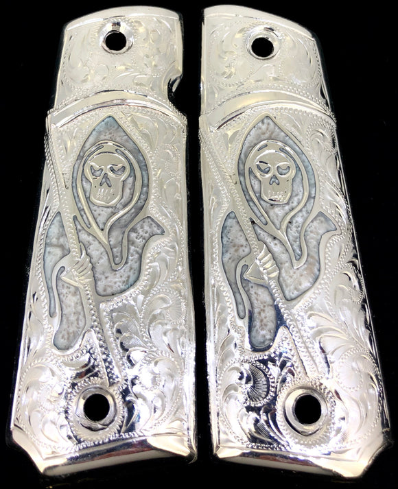 1911 • Gun Grips • Santa Muerte • Anarchy • Grim Reaper •  Springfield • Colt •  Super • Rock Island • Cachas