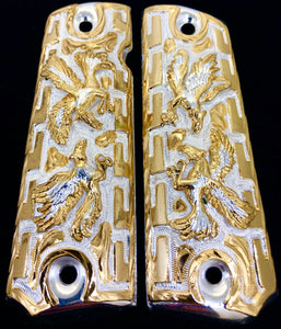 1911 • Gun Grips • Rooster•  Springfield • Colt •  Super • Rock Island • Cachas • Gallo