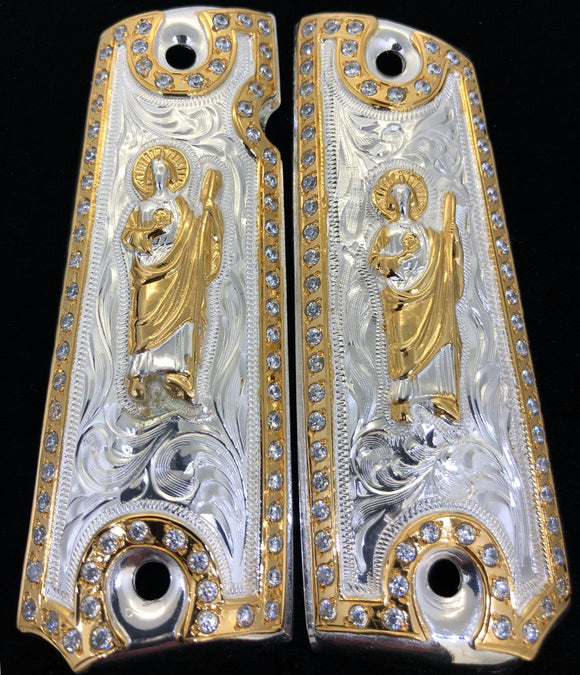 1911 • Gun Grips • St Jude •  Springfield • Colt •  Super • Rock Island • Cachas
