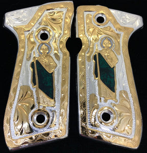 St Jude San Judas • Gun Grip •Beretta  •  Cachas