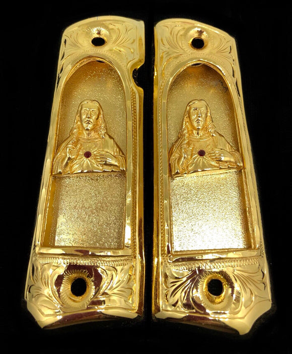 1911 • Gun Grips •Sagrado Corazon • Sacred Heart •  Springfield • Colt •  Super • Rock Island • Cachas • Capilla