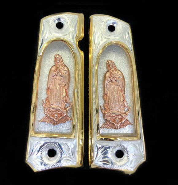 1911 • Gun Grips • Virgen Guadalupe •  Springfield • Colt •  Super • Rock Island • Cachas • Virgin Guadalupe