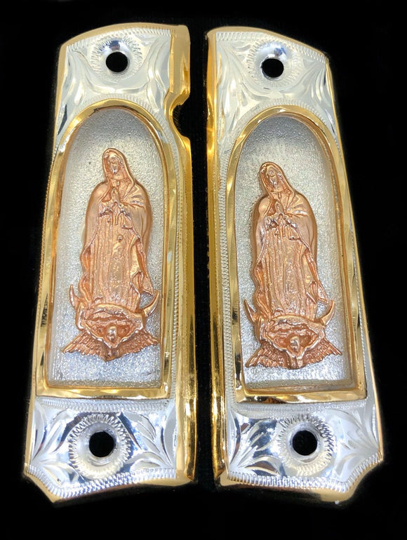 1911 • Gun Grips • Virgin Guadalupe  •  Springfield • Colt •  Super • Rock Island • Cachas • Virgen Guadalupe