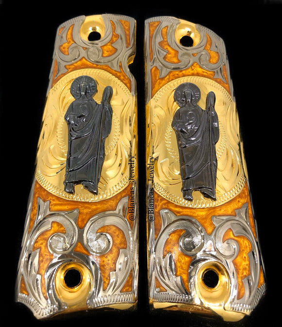 1911 • Gun Grips • St Jude • San Judas • Grim Reaper •  Springfield • Colt •  Super • Rock Island • Cachas