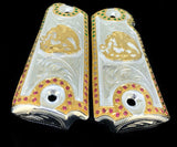 1911 • Gun Grips • Mexican Coat Of Arms Eagle • Águila Escudo  Nacional Mexicano • Colt • Cachas • Springfield  • Kimber • Rock Island