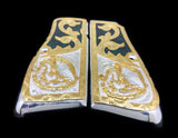 Mexican Eagle Coat of Arms of Mexico Escudo Nacional Mexicano  Hi-Power Browning Gun Grips Engraved Cachas