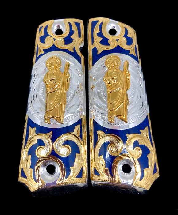 1911 • Gun Grips • St Jude San Judas •  Springfield • Colt •  Super • Rock Island • Cachas •