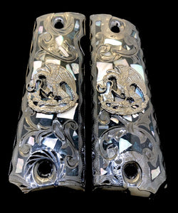 1911 • Gun Grips •  Mexican Eagle Coat of Arms of Mexico Escudo Nacional Mexicano Springfield • Colt •  Super • Rock Island • Cachas •