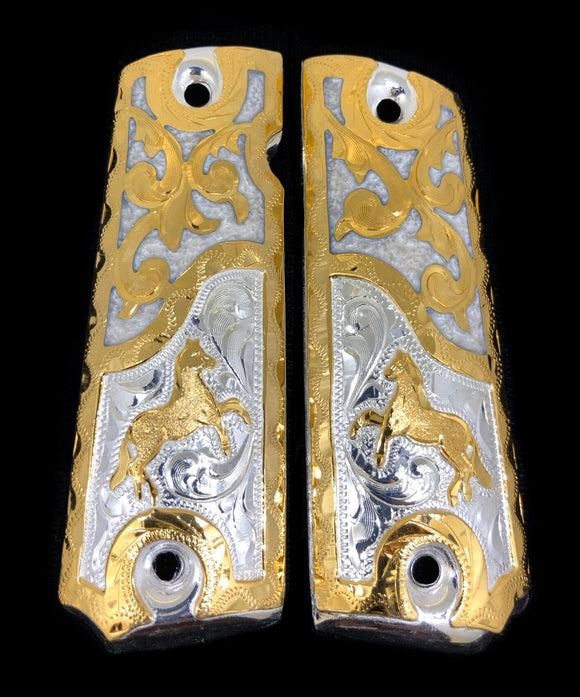1911 • Gun Grips • Horse •  Springfield • Colt •  Super • Rock Island • Cachas • Caballo
