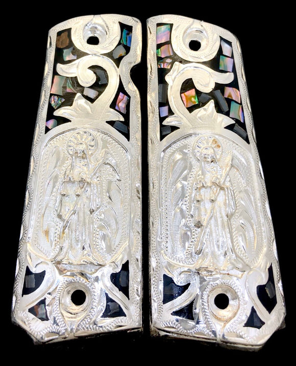 1911 • Gun Grips • Santa Muerte • Grim Reaper •  Springfield • Colt •  Super • Rock Island • Cachas Skull