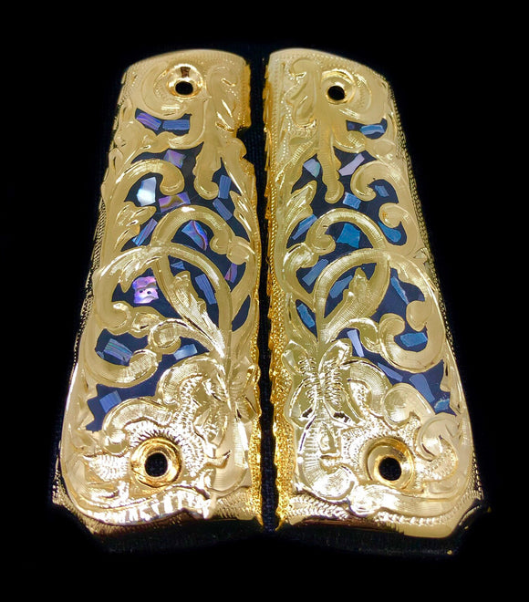 1911 • Gun Grips • Engraved •  Springfield • Colt •  Super • Rock Island • Cachas • Gravado