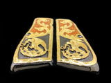 Mexican Eagle Coat of Arms of Mexico Escudo Nacional Mexicano  Hi-Power Browning Gun Grips Engraved Cachas