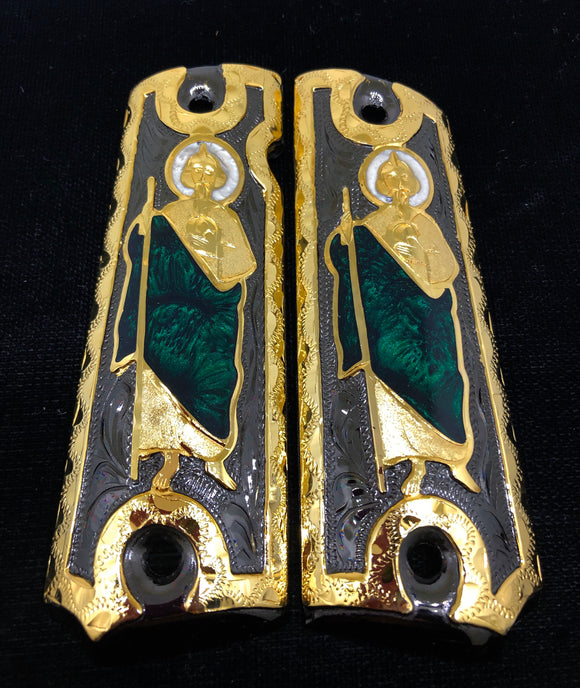 1911 • Gun Grips • St Jude San Judas •  Springfield • Colt •  Super • Rock Island • Cachas •