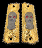1911 • Gun Grips • Face Mask • Colt • Cachas • Springfield  • Kimber • Rock Island