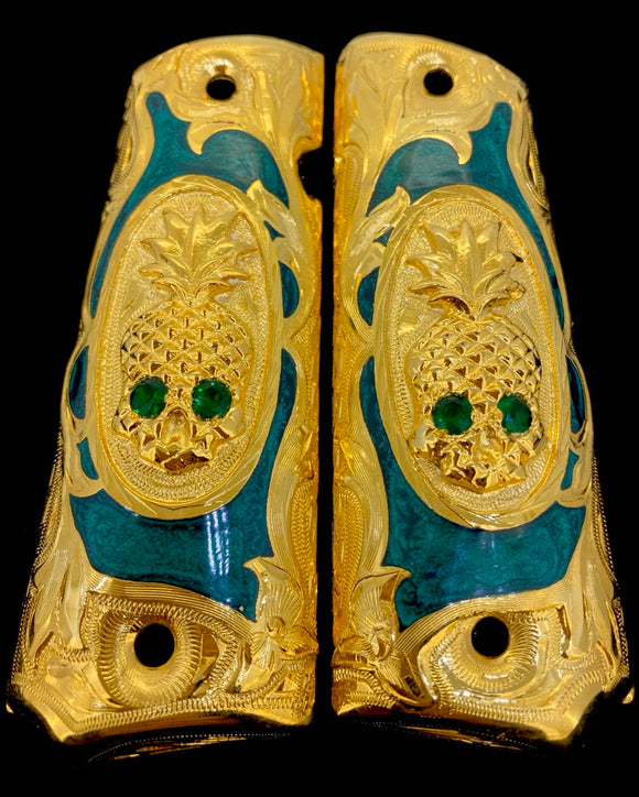 1911 • Gun Grips • Pineapple Pina •  Springfield • Colt •  Super • Rock Island • Cachas •