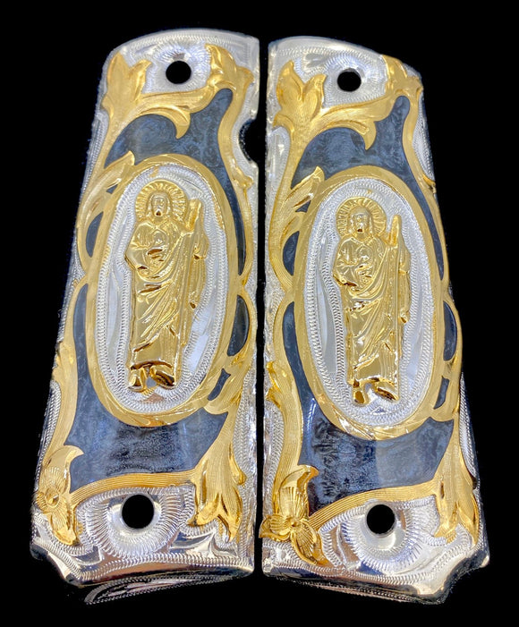 1911 • Gun Grips • St Jude San Judas •  Springfield • Colt •  Super • Rock Island • Cachas •