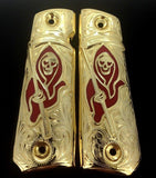 Custom Grim Reaper Santa Muerte gun grips